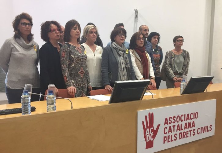 Presentación de la Associació Catalana pels Drets Civils. (@Pdemocratacat)