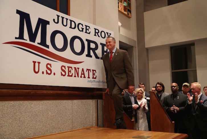 El derrotado Roy Moore, candidato republicano. (JOE RAEDLE / AFP)
