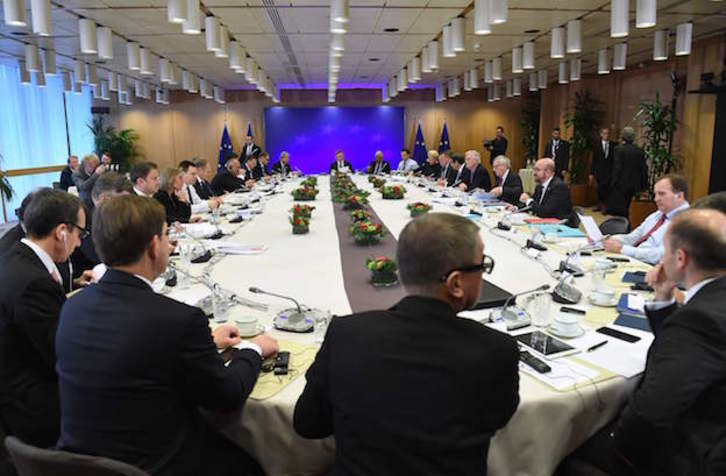 Cumbre de la UE en Bruselas. (EMMANUEL DUNAND / AFP)