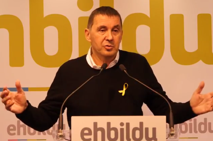 Arnaldo Otegi ha valorado los resultados de las elecciones en Catalunya.