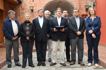 Integrantes de la delegación del Gobierno colombiano en la Mesa de Diálogo con el ELN. (GOBIERNO DE COLOMBIA)