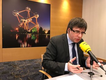 Puigdemont ha ofrecido una entrevista en Catalunya Ràdio. (@JuntsxCat)