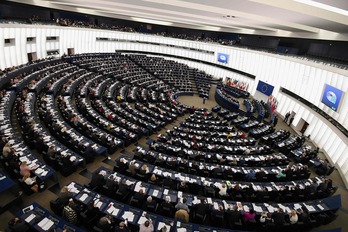Vista general del Parlamento Europeo. (Frederick FLORIN/AFP)
