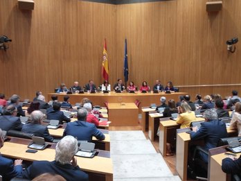 La reunión de Pedro Sánchez con los diputados y senadores de su partido. (@PSOE)