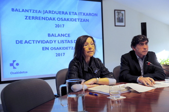 María Jesús Múgica, directora de Osakidetza, en una imagen de archivo. (Juanan RUIZ / FOKU)
