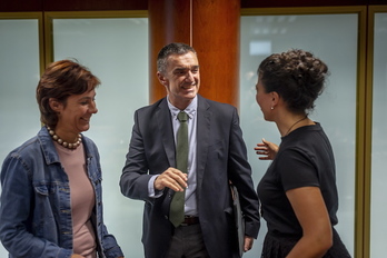 Jonan Fernández ha comparecido en la Comisión de Derechos Humanos del Parlamento de Gasteiz. (Jaizki FONTANEDA/FOKU)