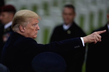 Donald Trump, presidente de EEUU. (Geoffroy VAN DER HASSELT/AFP)