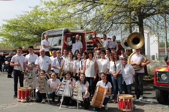 L'harmonie  des labourdins donnera un concert dimanche à Ustaritz. © DR