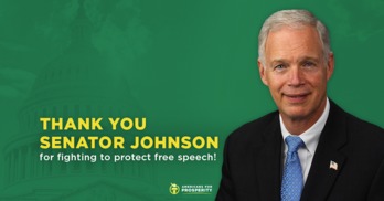 El senador republicano Ron Johnson. (AFP)