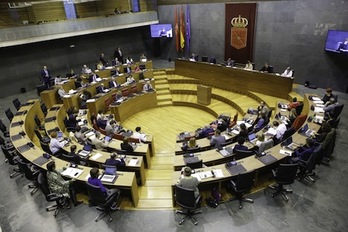El Legislativo ha aprobado un crédito de 1,3 millones para gastos electorales de los partidos. (PARLAMENTO DE NAFARROA)