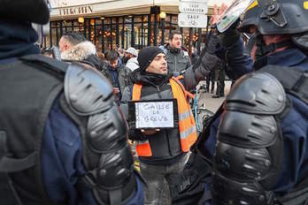 Protestas en París. (Dominique FAGET / AFP)