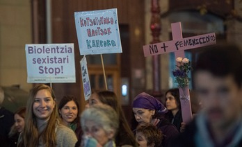 Manifestación en Gasteiz el Día Internacional Contra la Violencia Machista. (Juanan RUIZ | FOKU)
