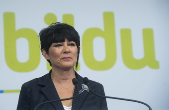 Maddalen Iriarte, candidata a lehendakari de EH Bildu.    (Luis JAUREGIALTZO I FOKU)