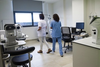 Sala de oftalmología en el Hospital de Urduliz. (Marisol RAMIREZ/FOKU)