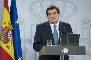 José Luis Escrivà, ministro clave en el IMV junto al vicepresidente Iglesias. (MONCLOA)