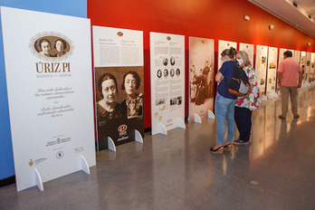 Imagen la exposicion dedicada a las hermanas Úriz Pí. (GOBIERNO DE NAFARROA)