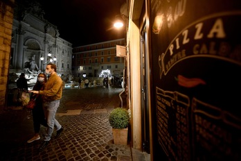 El Gobierno italiano implantará el toque de queda desde última hora de la tarde. (Filippo MONTEFORTE/AFP)