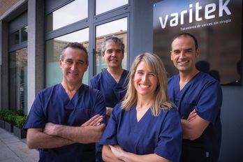 El equipo de Varitek está formado por cuatro radiólogos intervencionistas con más de veinte años de experiencia.