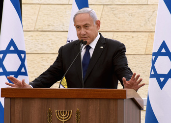 Benjamin Netanyahu ha sido incapaz de sumar apoyos para formar Gobierno. (Debbie HILL/AFP)