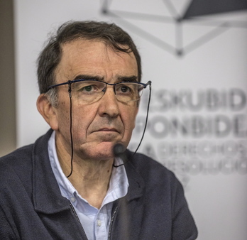 Iñigo Iruin, abogado de Urrutikoetxea en este caso. (Jaizki FONTANEDA | FOKU)