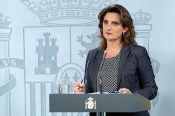 La vicepresidenta cuarta y ministra para la Transición Ecológica, Teresa Ribera. (EUROPA PRESS)