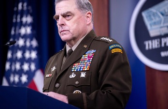 El jefe del Estado Mayor Conjunto de Estados Unidos, Mark A. Milley. (Saul LOEB/AFP)