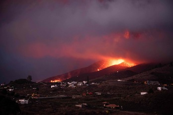 El volcán ha arrasado unas 400 viviendas. (Desiree MARTIN / AFP)