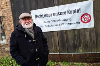El activista medioambiental Hartmut Linder. (John MACDOUGALL/AFP)