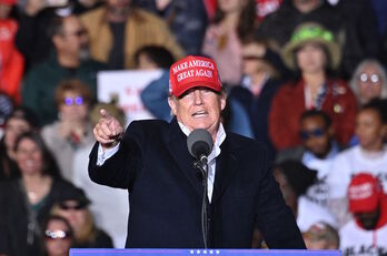 Donald Trump durante un acto reciente en Arizona.