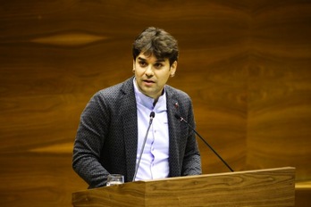 Pablo Azcona, parlamentario de Geroa Bai.