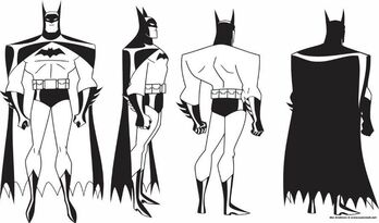 Diseño de personaje de Batman.
