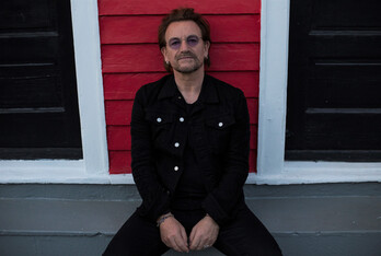 Bono, líder y vocalista de la formación irlandesa U2.