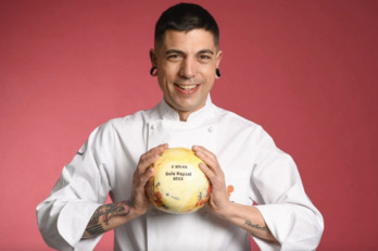 Julen Baz, chef del restaurante Garena de Dima, uno de los que ha logrado su segundo sol Repsol. 