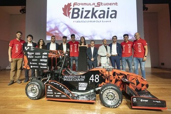 Formula Student Bizkaia competirá contra más de 100 universidades de todo el mundo en Silverstone.