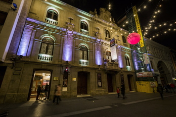 Fachada del Teatro Principal de Gasteiz.