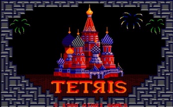 Cabecera del videojuego clásico Tetris.