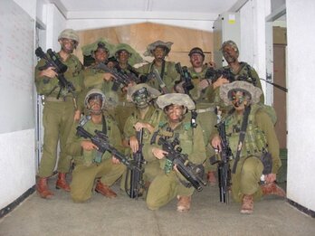 Una imagen del batallón ultraortodoxo Netzach Yehuda.