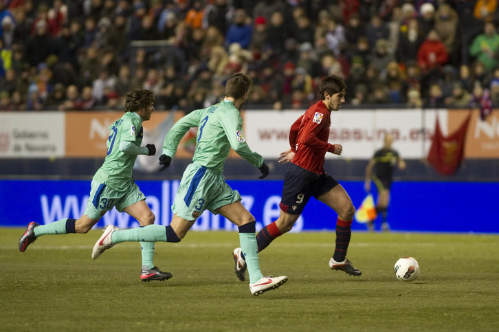 La victoria ante el Barcelona ha sido uno de los momentos álgidos de la temporada. (Idoia ZABALETA / ARGAZKI PRESS)