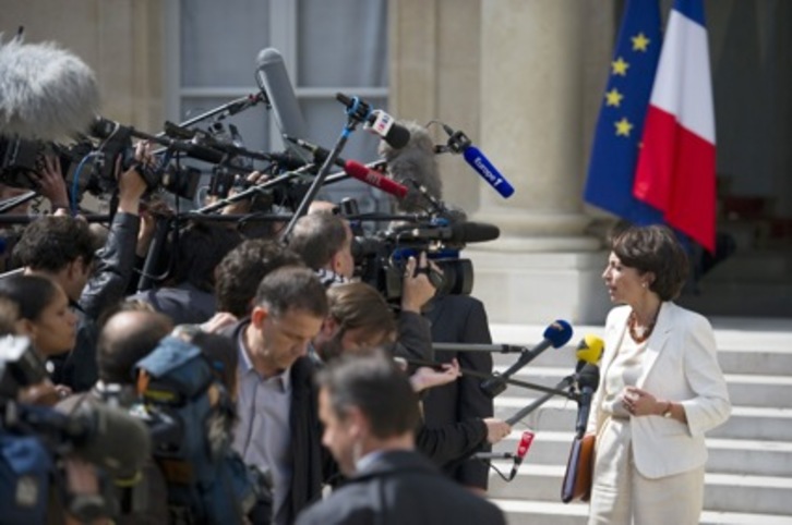 La ministra de Asuntos Sociales francesa, Marisol Touraine. (Fred DUFOUR/AFP) 