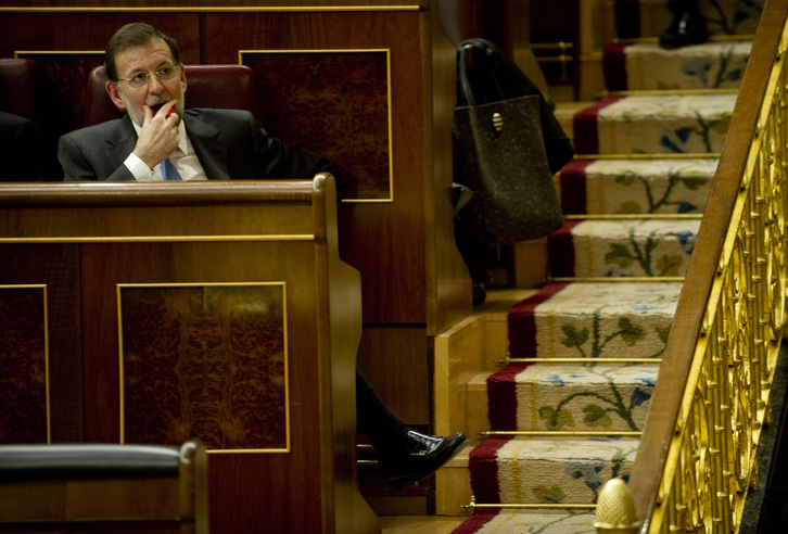 Rajoy, en el Congreso español. (Raul BOGAJO/ARGAZKI PRESS)