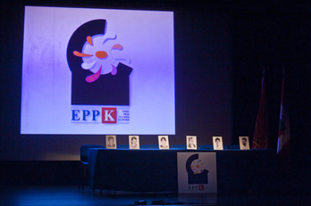 Declaración de EPPK hace dos semanas en Gernika. (Jon HERNAEZ / ARGAZKI PRESS)