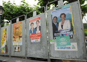 Frantziako Legebiltzarrerako bigarren itzulia ospatzen da igandea. (Gaizka IROZ)