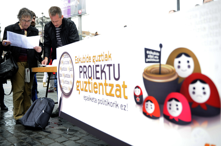 La Matrioska, uno de los símbolos durante este proceso. (Marisol RAMIREZ/ARGAZKI PRESS)