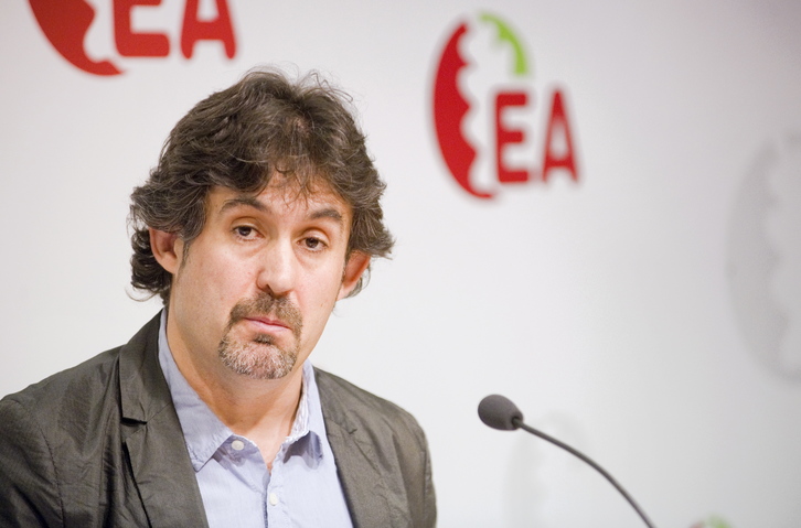 El secretario general de EA, Pello Urizar. (Gorka RUBIO/ARGAZKI PRESS)