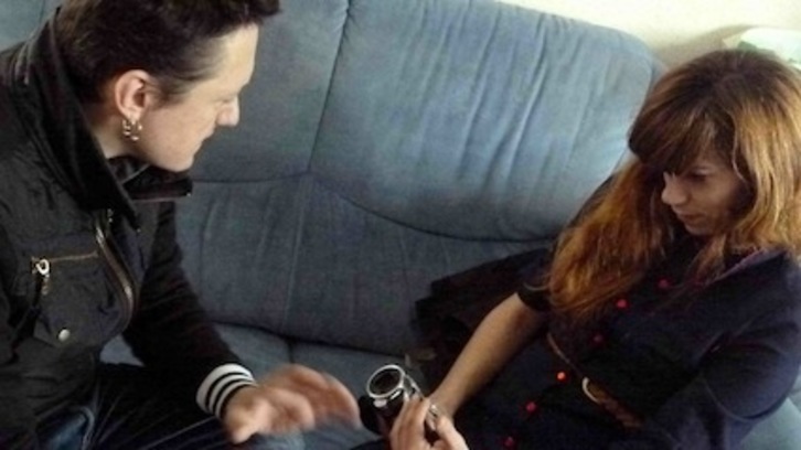 Fermin Muguruza con Arrate Rodriguez.