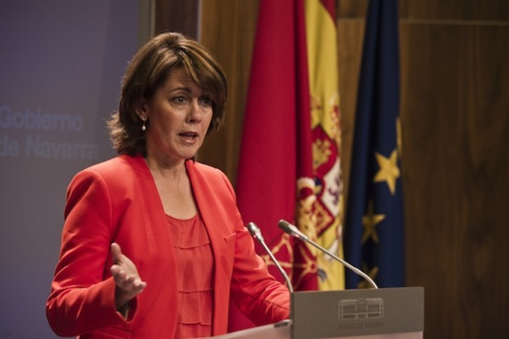 La presidenta del Gobierno de Iruñea, Yolanda Barcina. (Lander FDEZ. ARROIABE/ARGAZKI PRESS)