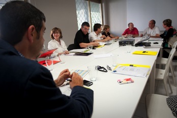 Reunión del Consejo de Administración de Tabakalera. (Gari GARAIALDE/ARGAZKI PRESS)