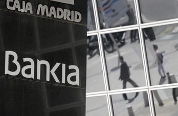 Una sede de Bankia en Madrid. (Dominique FAGET/AFP)