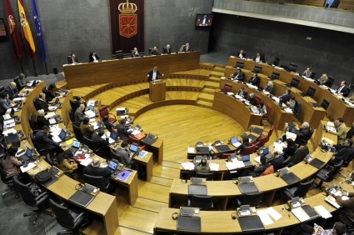 Imagen de un pleno del Parlamento. (Idoia ZABALETA/ARGAZKI PRESS)
