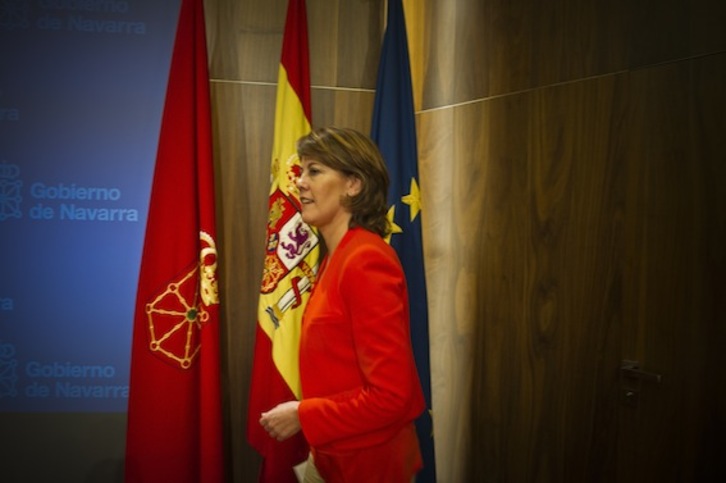La presidenta del Gobierno de Iruñea, Yolanda Barcina. (Lander FDEZ. ARROIABE/ARGAZKI PRESS)